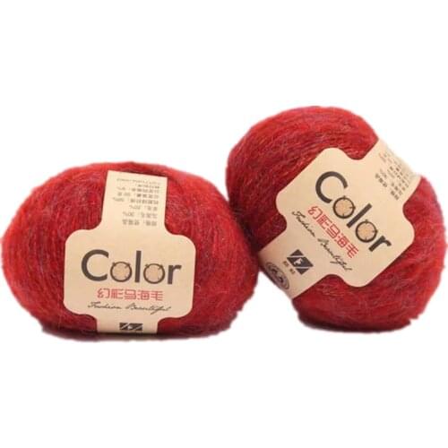 50g Wool ball knittingThreads for knittingAcrylic mohair yarn for knitting lana crochet wool yarn to hand knit crocheted line