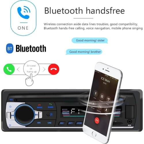 Bluetooth Autoradio FM Aux Input Receiver Car Stereo Radio Car MP3 Multimedia Player SD USB JSD-520 12V In-dash 1 din