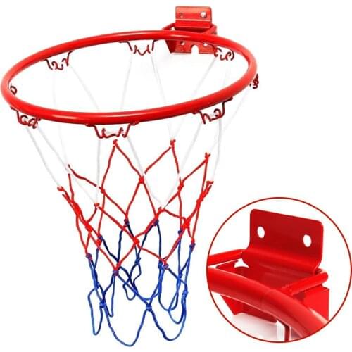 32CM Hanging Basketball Wall Mounted Goal Hoop Rim Net Sports Netting Indoor&Outdoor Basketball Wall Mounted Hanging Basket Net