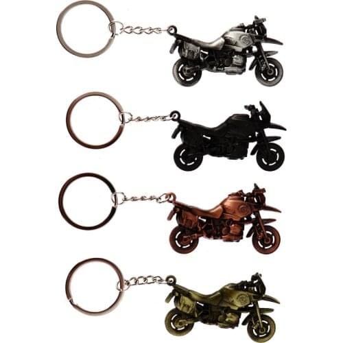 Hot Sale Motorcycle Key Chain Charm metal keychain car men women Car Key Ring Car company key holder best gift jewelry 2405