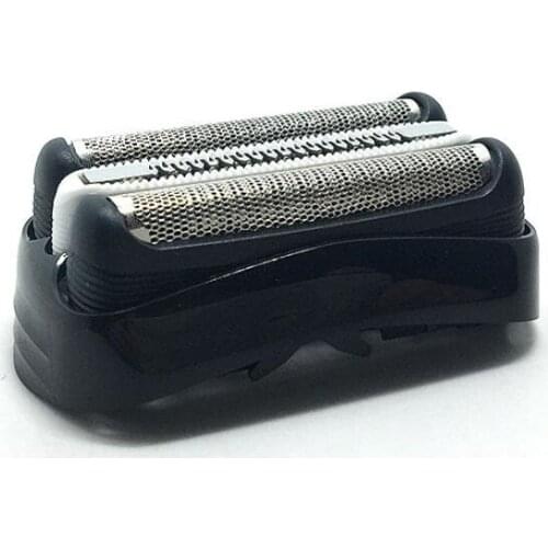 32B Black Razor Head Shaver Foil &Cutter for Braun 3000 Series 3 320 330 340 380 390 3090CC 350CC 320S 330S Cassette Mesh Grid