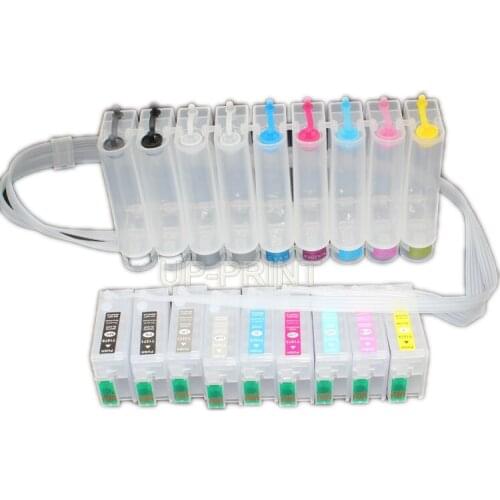 UP 1set compatible for Epson P600 surecolor P600 ciss with auto reset chips T7601 - T7609 Continuous Ink Supply System