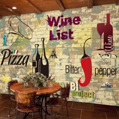 Dropshipping Fatman Decoration Mural Theme Box Nostalgic 3d Wallpaper Murals Restaurant Wallpaper Paper Wall Papel De Pared