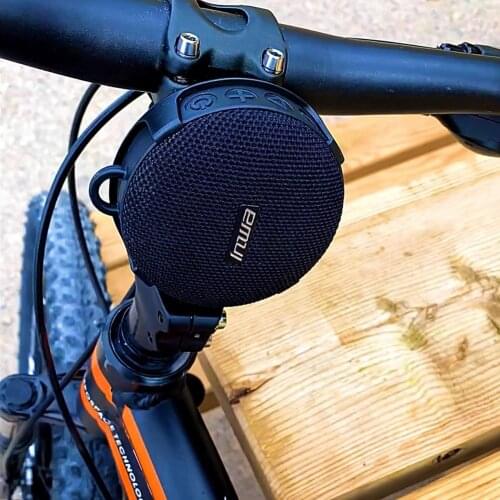 Mountain Bike Bluetooth-compatible Speaker Black Outdoor Portable Waterproof MTB Bicycle Wireless Audio Bike Stereo Loudspeaker