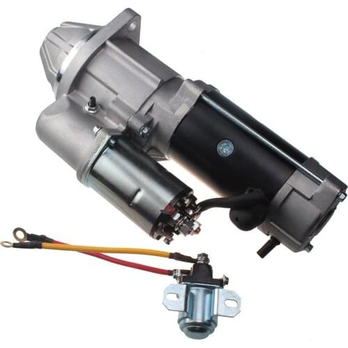 Holdwell Starter Motor 8970298637 with Solenoid for Isuzu 4BD1 4BG1 4BG1T Engine