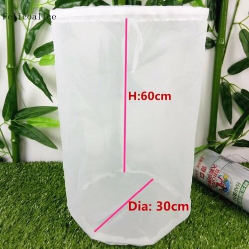 30cm*60cm Type A Whiskey Craft Home Beer Brew Filter bags bucket fine mesh Large Size Hops Grain Filter bags