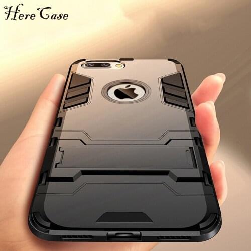 For IPhone 8 7 Plus Case Shockproof Silicone Rubber Armor Hard Cover for IPhone 9 Case for IPhone 6 6s 7 8 9 X Plus 5 5s SE Case