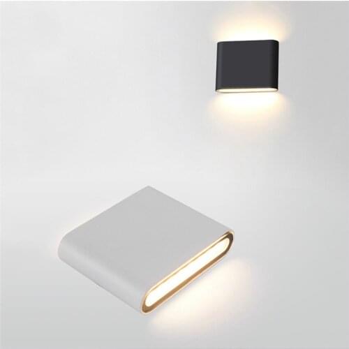 Modern Led Waterproof Outdoor Up Down Wall Lamp IP65 Aluminum 6W/12W LED Wall Light Indoor Decorated Wall Sconce NR-159