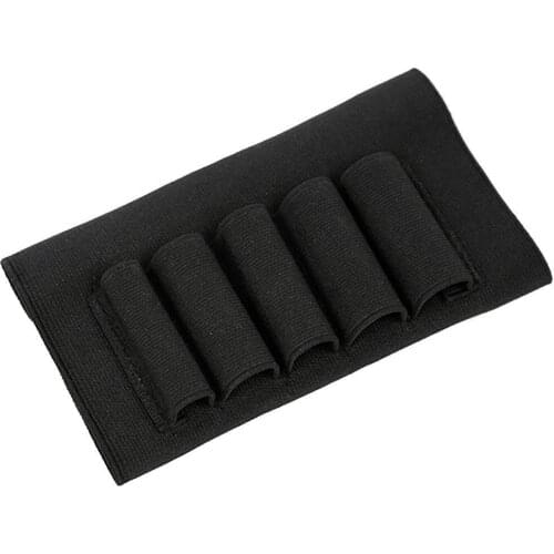 Airsoft Tactical Buttstock Cheek Rest Shell Pouch Cartridge Holder 12 20 Gauge Bandolier Ammo Military Rifle Gun Hunting Mag Bag