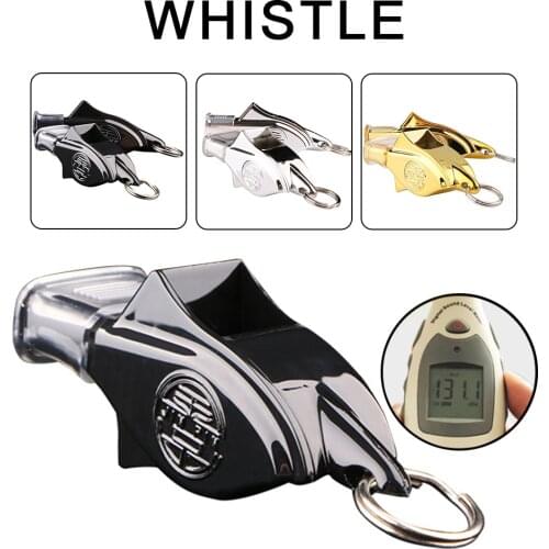 Whistle 130 Decibels High Frequency Dolphin Whistle Outdoor Sports Basketball Football Training Match Referee Whistle Cushioned