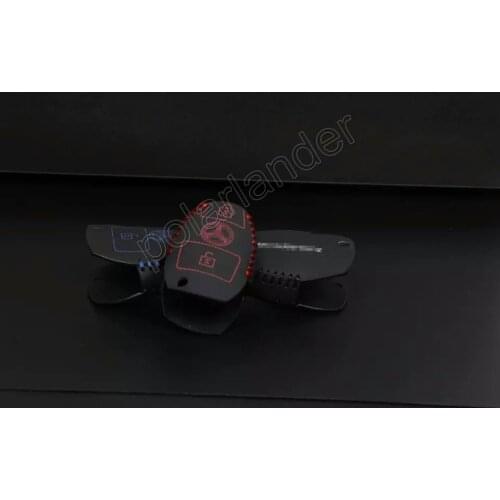 Only Red Case for BENZ car key case Hand sewing car key cover DIY car styling Genuine quality leather