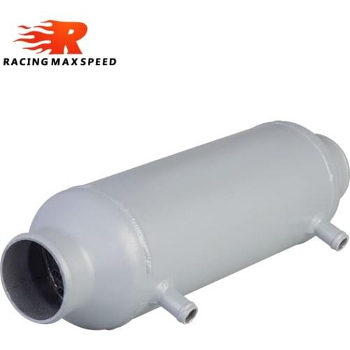 Universal Turbo Water Intercooler Radiator Aluminum Barrel Cooler Water To Air Charge for Supercharger Engine 150/200/250/300MM