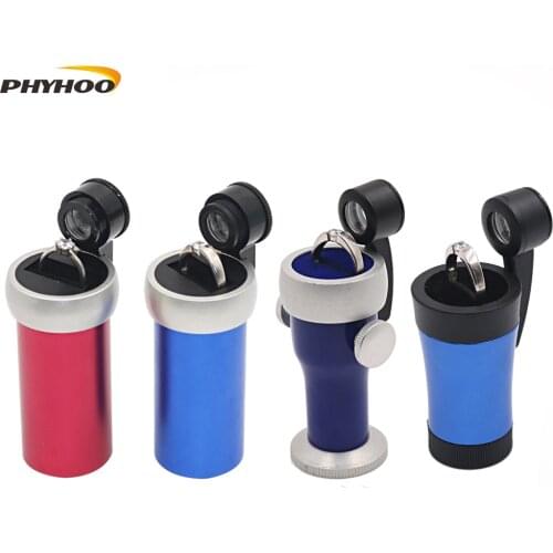 Diamond Coded Magnifier Identification Instrument Jewelry Mirror Diamond Waist Mirror Lumbar Prism Waist Gauge