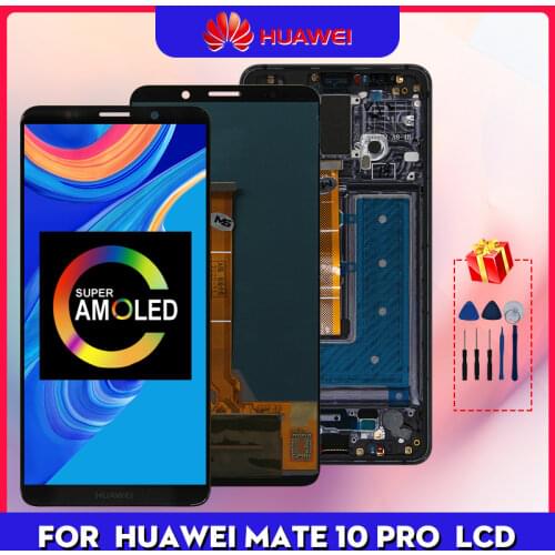 6.0” For Huawei Mate 10 Pro LCD Display Touch Screen Digitizer Replacement Parts With Frame For Huawei Mate 10 Pro Display