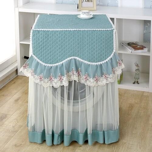 1pcs Refrigerator Cover Lace fashion Washing Machine Cover Beautiful Dust Cover 60*60*87cm