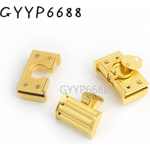 5-20sets 29*51mm Satin gold DIY Handbag Purse Accessories Leather Craft Handbag Locks