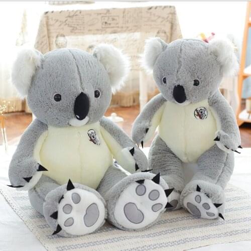 70cm 90cm New Arrived Koala Bear Soft Stuffed Koala Bear 's New Birthday Plush Doll Kid Toy Xmas Gift