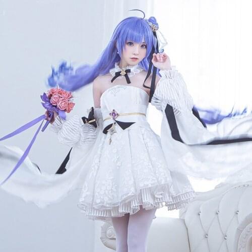 Azur Lane cos clothing HMS Unicorn wedding dress San Diego cosply clothing female vows wedding pre-sale