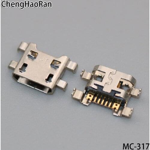 ChengHaoRan 100PCS 7p Micro USB Charging jack socket Connector Port Dock For LG G4 H810 H811 H812 H815 VS986 LS991 Repair Parts