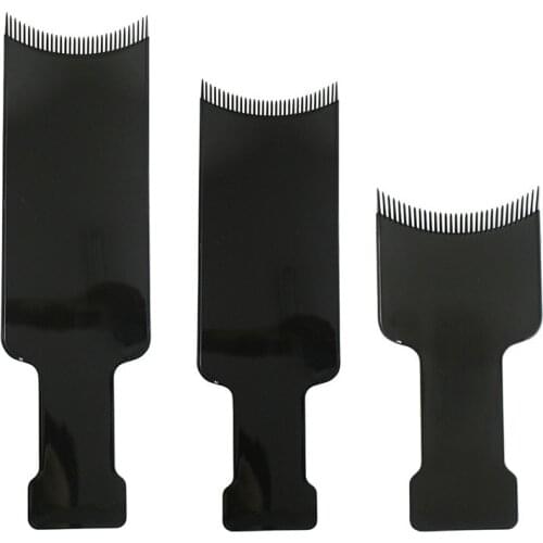 1PC Black Professional Plastic Salon Hair Coloring Dyeing Board Plate For Barber Hairdresser Design Styling Tools Accessories