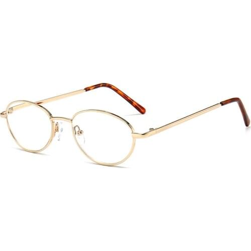 Fashion Anti Blue Light Reading Glasses Women Men Presbyopia Eyeglasses Metal Diopter +1.0 +1.5 +2.0 +2.5 +3.0 +3.5 +4.0