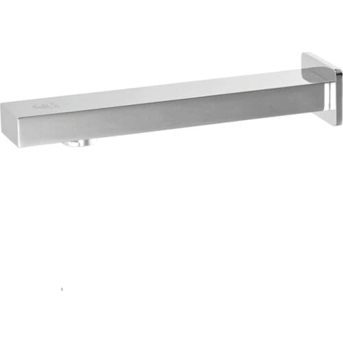 MTTUZK chrome/ matte Black Square wall mounted foam sensor soap dispenser, chrome/matte black Square automatic sensor faucet