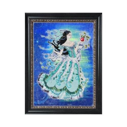 25-MD130 Biancabella Embroidery Kits Needlework High Quality Beads Partial Crystal Beaded Cross Stitch Hobby & Crafts Beadwork