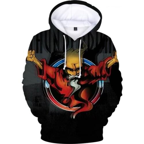 New Thunderdome Music Festival Hardcore Stylish Cool Hip Pop Men and Women Streetwear Hoodies Sweatshirt Sport Funny 3D Pullover