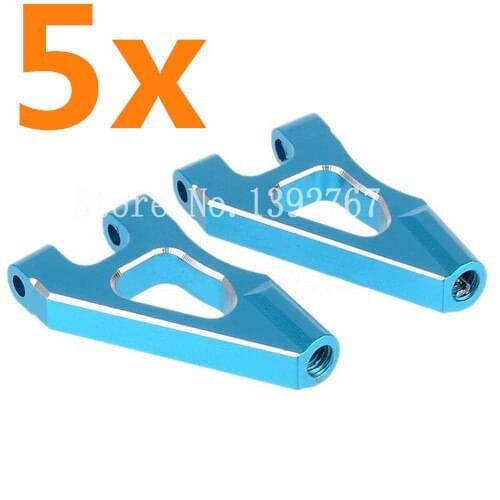 Wholesale 5Pairs/Lot HSP Upgrade Parts 122018 02147 Alum Front Upper Suspension Arm for 1/10 RC Model Car CNC 94122 XSTR POWER