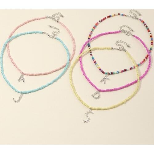 Handmade Seed Bead Choker New Arrival Colorful Bohemian Colorful Beaded Short Collar Necklace For Women Beach Party Jewelry Gift