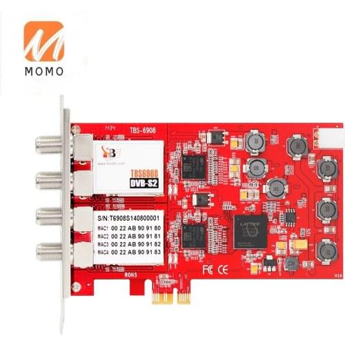 Professional DVB-S2 Tuner Tbs6908, PCI-e Cards, Support CCM,ACM,VCM, 32apsk, Multi-Input Stream, Eye Mask