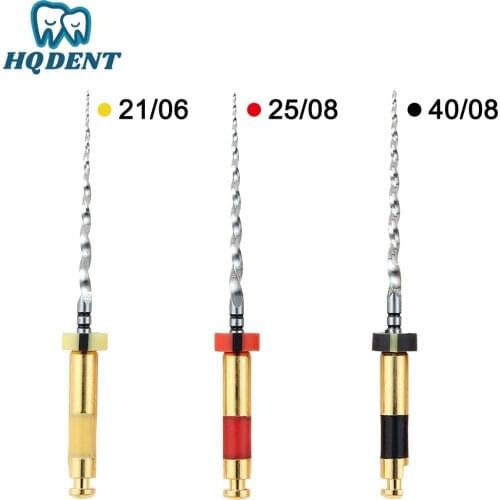 Dental Reciprocating W One Endodontic Root Canal Niti Files Endo Rotary Files For Dentistry 21/25mm 08 Taper