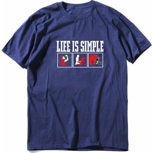 COOLMIND 100% cotton loose summer life is simple men T shirt casual loose men t-shirt o-neck tshirt men tee shirts tops