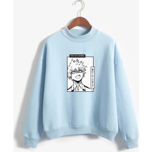 Bakugou Katsuki Hoodie Boku No Hero Kacchan Japanese Anime Sweatshirt Oversized Hoodie Tops