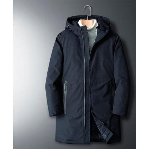 Thick Down & Parka Coat Oversize 6XL 7XL 8XL 2020 Brand Keep Warm Winter Mens Black Padded Jacket