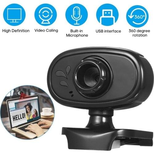 Rotable HD 480P USB Webcam Manual Focus Built-in Microphone Smart Web Cam YouTube Video Recording Conferencing Meeting Camera