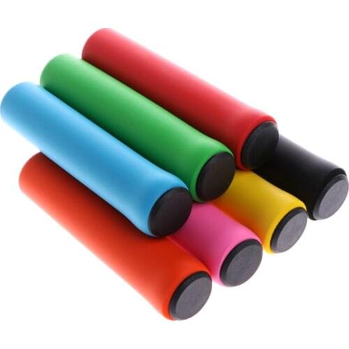 Bike Grips Silicone Anti-slip Material Handlebar Grips High Density MTB Bicycle Handlebar Anti-slip Cycling Grips Bicycle Parts
