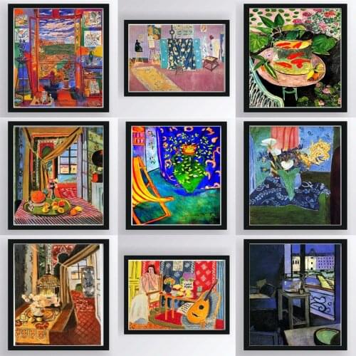 Henri Matisse Canvas Print Vintage Poster Canvas Print Painting Wall Art Living Room Home Decoration