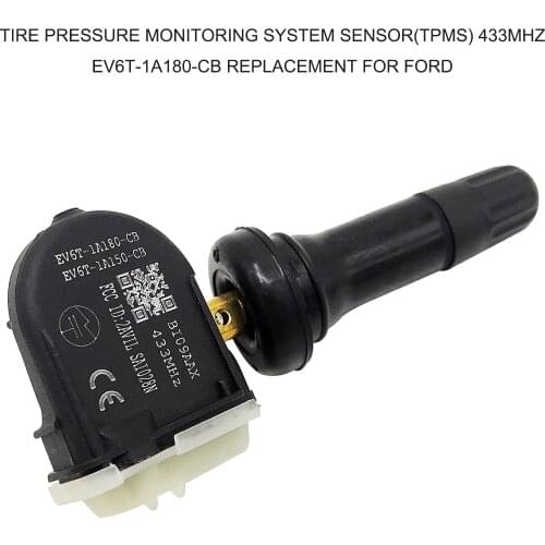 For Ford Tire Pressure Monitoring System Sensor(TPMS) 433MHZ EV6T-1A180-CB Replacement for Ford