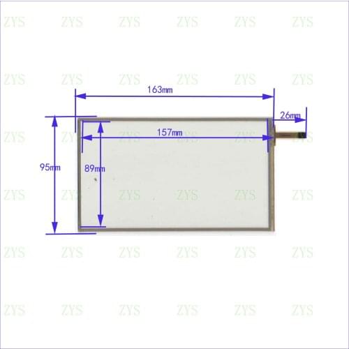 ZhiYuSun AM3715 163mm*95mm 7inch 4 line For CarDVD touch screen its compatible width 95mm lengt163mm AM 3715