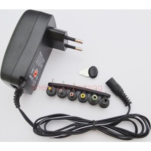 1PCS 30W Universal Wall Plug in Power Adapter DC 3v 4.5v 5v 6v 7.5v 9v 12v 2.5A charger Switching power supply 500mA 1A 1.5A 2A