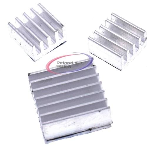 2Set/lot Adhesive Raspberry Pi 3 Heatsink Cooler Pure Aluminum Heat Sink Set Kit Radiator for Cooling Raspberry Pi 2 B