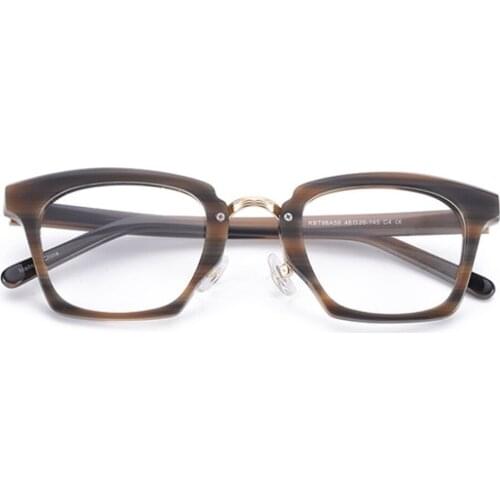 80118 Acetate handmade luxury glasses frame men women optical fashion computer glasses