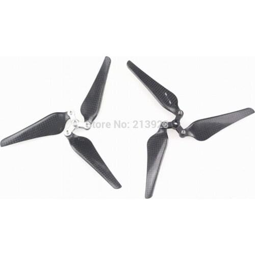 Free Shipping 3 Blade DJI Phantom 2 Vision Propeller Main Blades 9443 Carbon Fiber Self Lock 3-Blade NEW