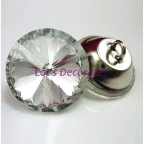 Free shipping 350PCS/LOT 18MM Satellite Crystal Buttons, Glass Buttons, Sewing Buttons For Sofa Industry Or Decoration Fileds