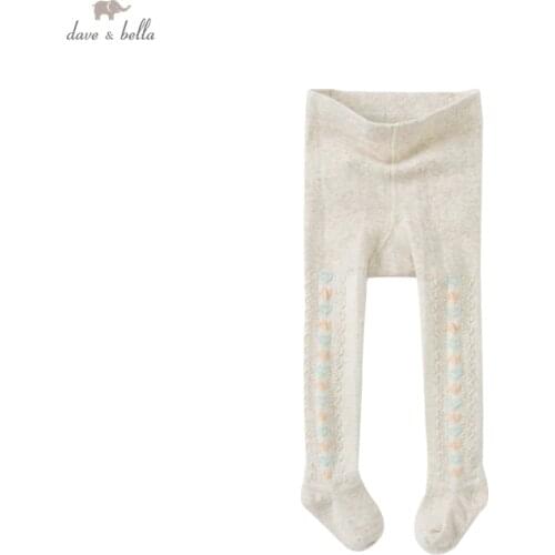 DB20143 dave bella autumn infant baby girls lolita love print leggings children fashion leggings