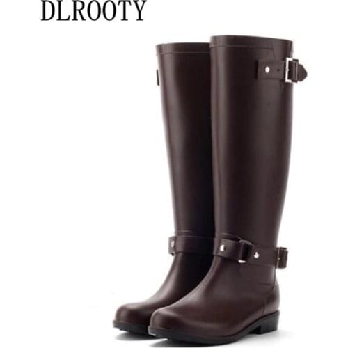 Женские резиновые сапоги DLROOTY China At AliExpress