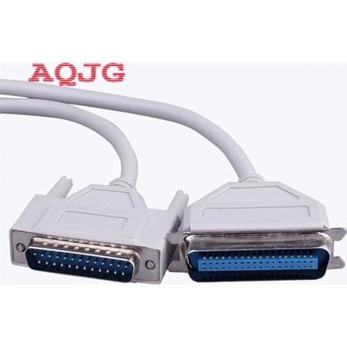 1.5m DB25 to CN36 Parallel Printer Dot Matrix Data Cable 25 pin to 36 pin Parallel Printing Line AQJG 3m 5m 10m