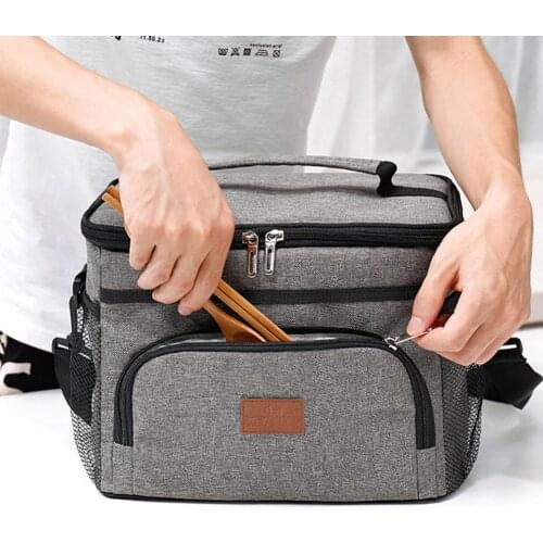 Picnic Basket Insulation Bag Portable Ice Basket Family Company Outdoor Foldable Picnic Bag Insulation Storage Shopping Basket