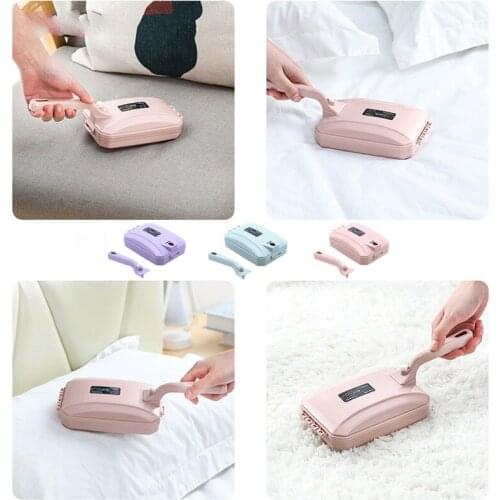 Creative Carpet Brush Sweeper Handheld Sofa Bed Pet Hair Debris Crumb Dirt Fur Cleaner Roller Home Cleaning Tools 1PC